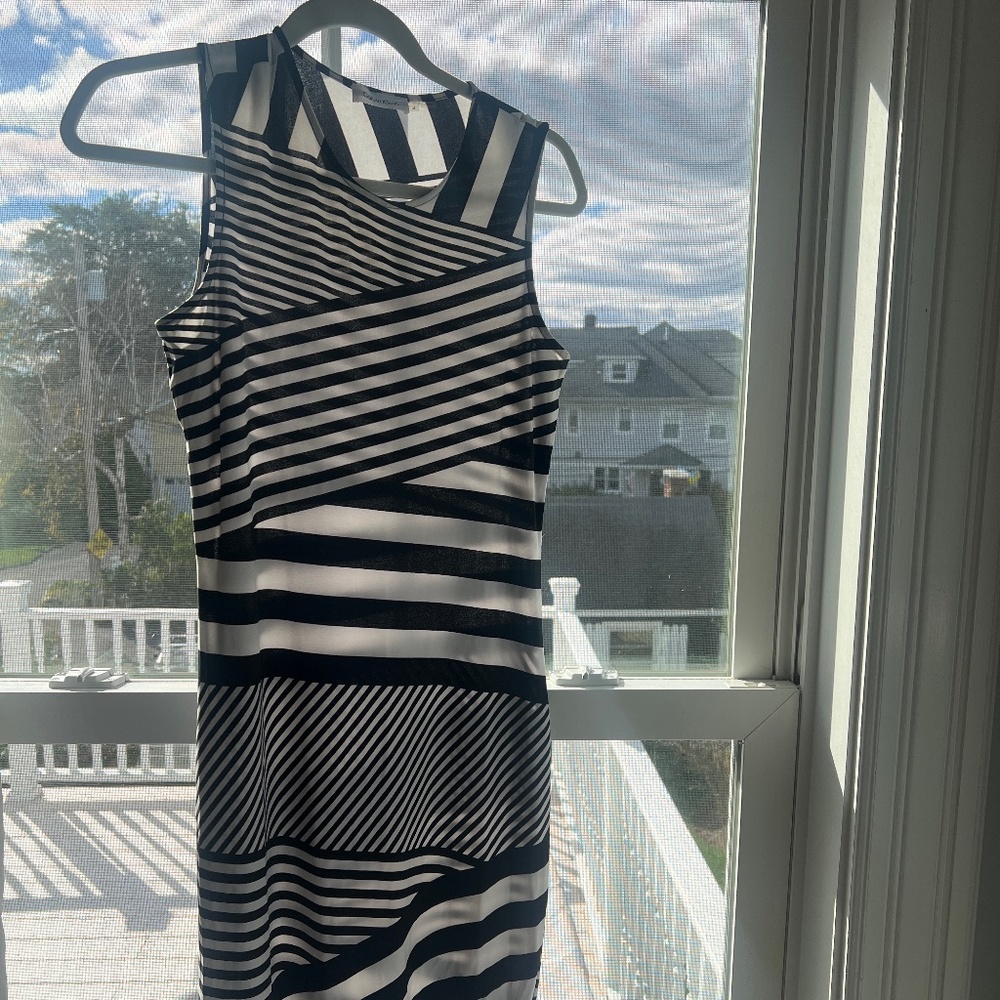 Calvin Klein B&W dress